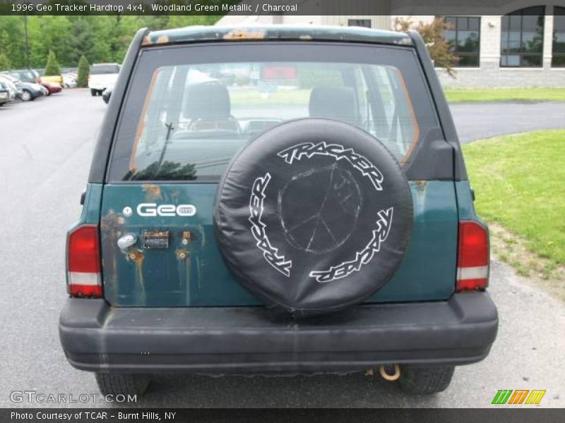 Woodland Green Metallic / Charcoal 1996 Geo Tracker Hardtop 4x4