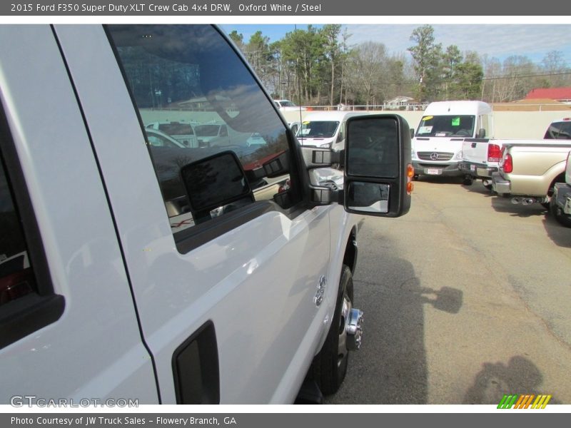 Oxford White / Steel 2015 Ford F350 Super Duty XLT Crew Cab 4x4 DRW