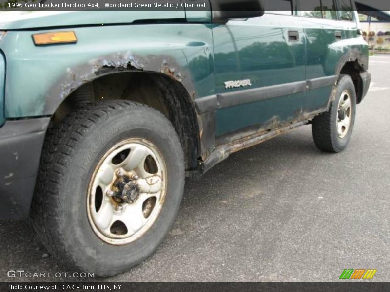 Woodland Green Metallic / Charcoal 1996 Geo Tracker Hardtop 4x4