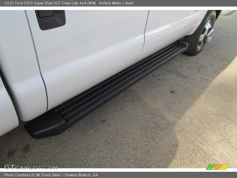 Oxford White / Steel 2015 Ford F350 Super Duty XLT Crew Cab 4x4 DRW