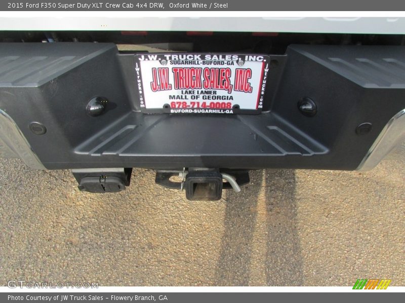 Oxford White / Steel 2015 Ford F350 Super Duty XLT Crew Cab 4x4 DRW