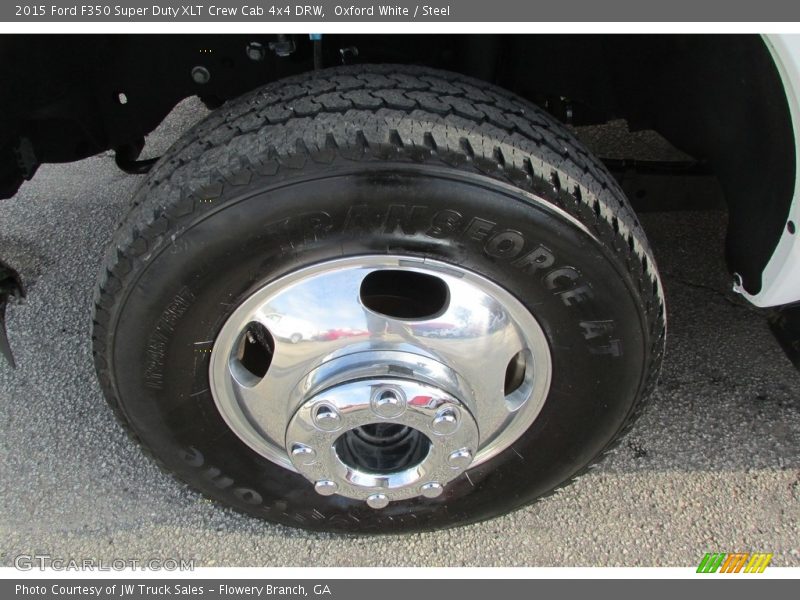 Oxford White / Steel 2015 Ford F350 Super Duty XLT Crew Cab 4x4 DRW