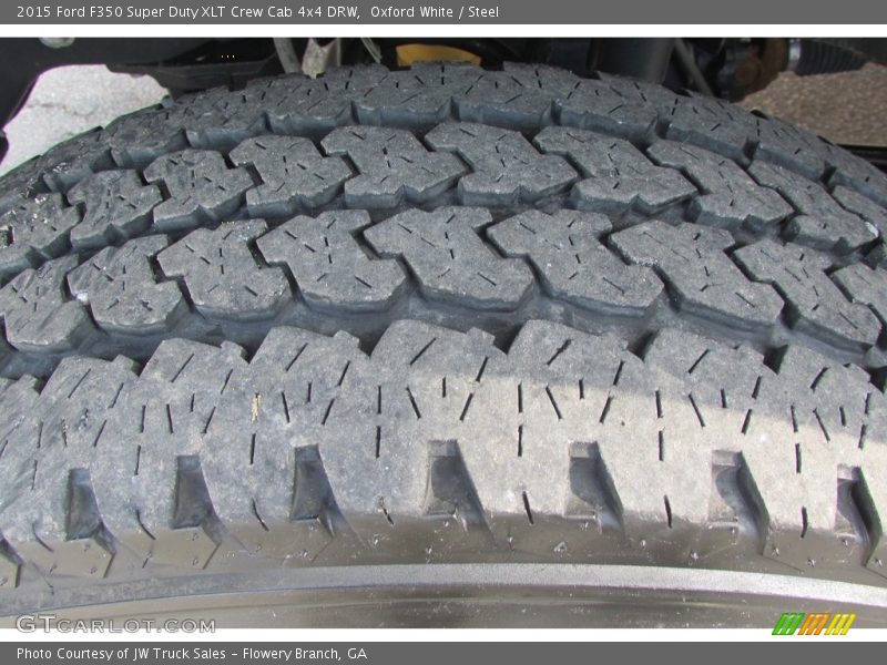 Oxford White / Steel 2015 Ford F350 Super Duty XLT Crew Cab 4x4 DRW