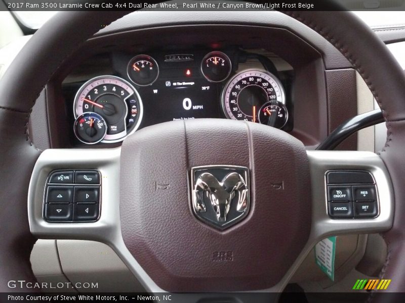  2017 3500 Laramie Crew Cab 4x4 Dual Rear Wheel Steering Wheel