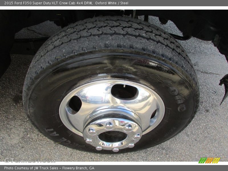 Oxford White / Steel 2015 Ford F350 Super Duty XLT Crew Cab 4x4 DRW