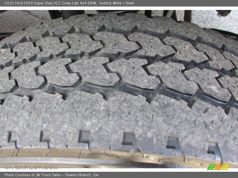 Oxford White / Steel 2015 Ford F350 Super Duty XLT Crew Cab 4x4 DRW