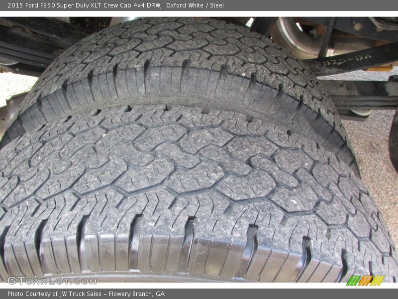 Oxford White / Steel 2015 Ford F350 Super Duty XLT Crew Cab 4x4 DRW