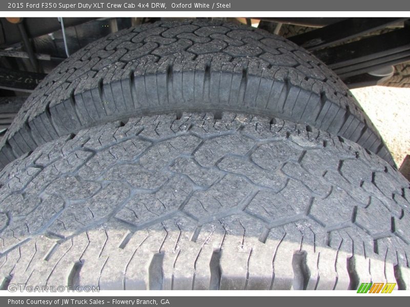 Oxford White / Steel 2015 Ford F350 Super Duty XLT Crew Cab 4x4 DRW