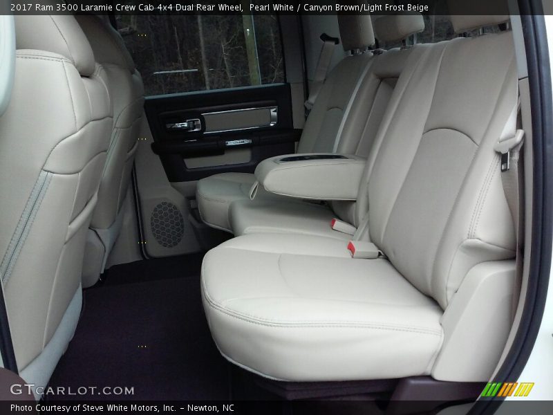 Rear Seat of 2017 3500 Laramie Crew Cab 4x4 Dual Rear Wheel