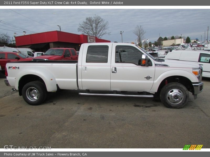 Oxford White / Adobe 2011 Ford F350 Super Duty XLT Crew Cab 4x4 Dually