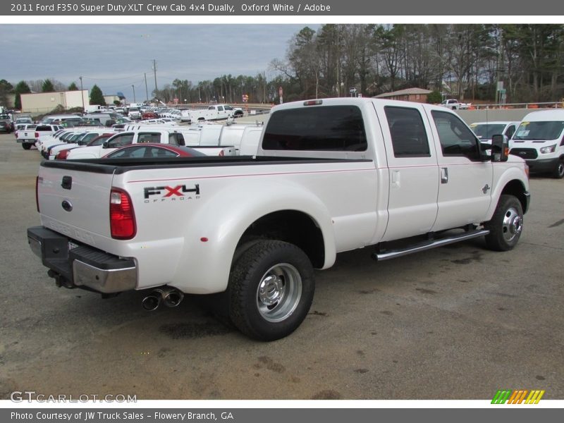 Oxford White / Adobe 2011 Ford F350 Super Duty XLT Crew Cab 4x4 Dually