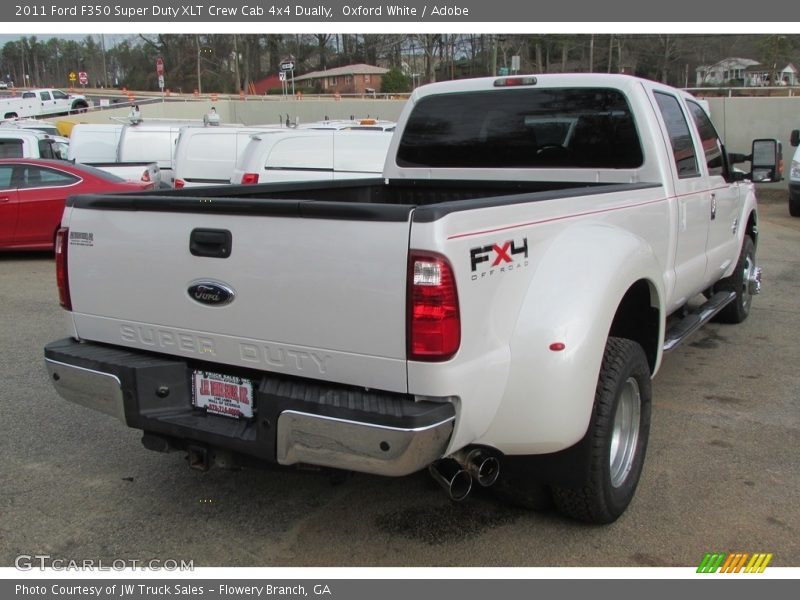 Oxford White / Adobe 2011 Ford F350 Super Duty XLT Crew Cab 4x4 Dually