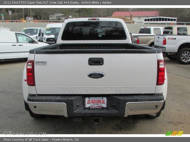 Oxford White / Adobe 2011 Ford F350 Super Duty XLT Crew Cab 4x4 Dually