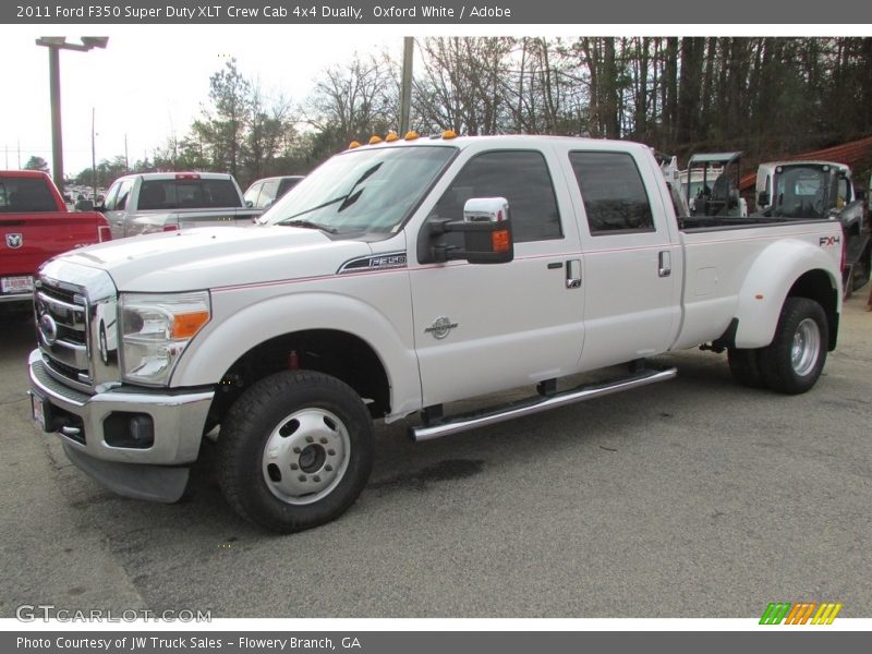 Oxford White / Adobe 2011 Ford F350 Super Duty XLT Crew Cab 4x4 Dually