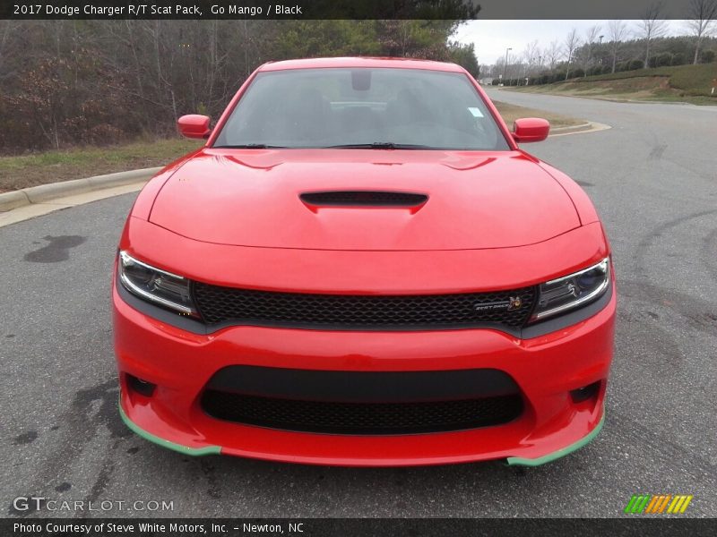 Go Mango / Black 2017 Dodge Charger R/T Scat Pack