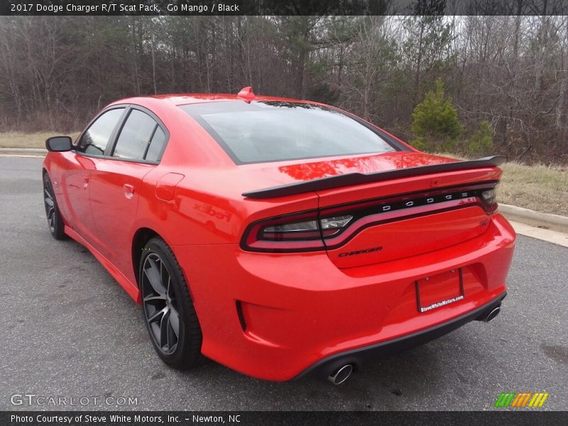 Go Mango / Black 2017 Dodge Charger R/T Scat Pack