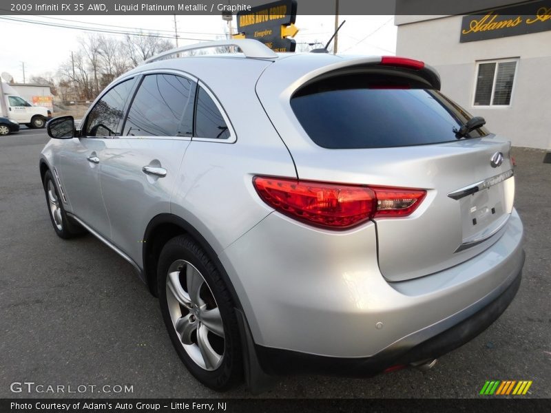 Liquid Platinum Metallic / Graphite 2009 Infiniti FX 35 AWD