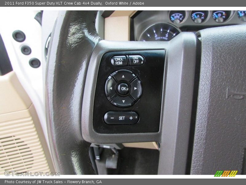 Oxford White / Adobe 2011 Ford F350 Super Duty XLT Crew Cab 4x4 Dually
