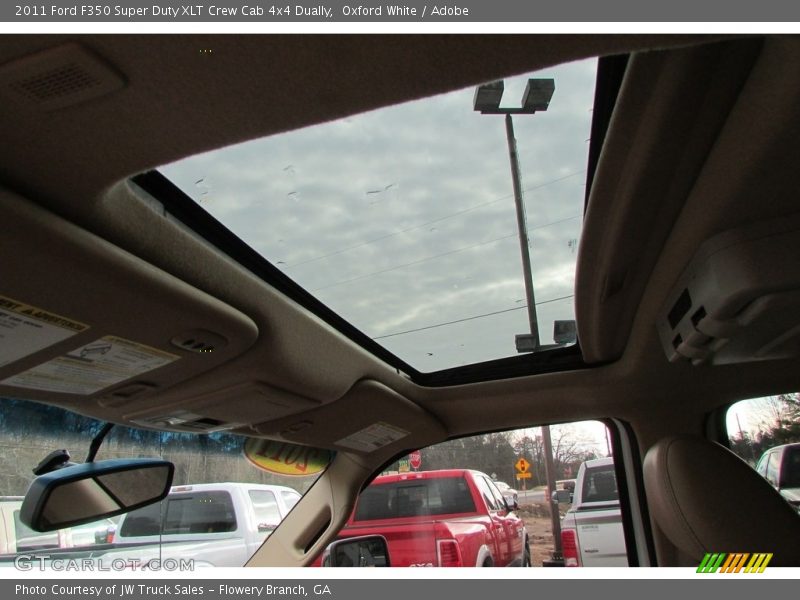Oxford White / Adobe 2011 Ford F350 Super Duty XLT Crew Cab 4x4 Dually