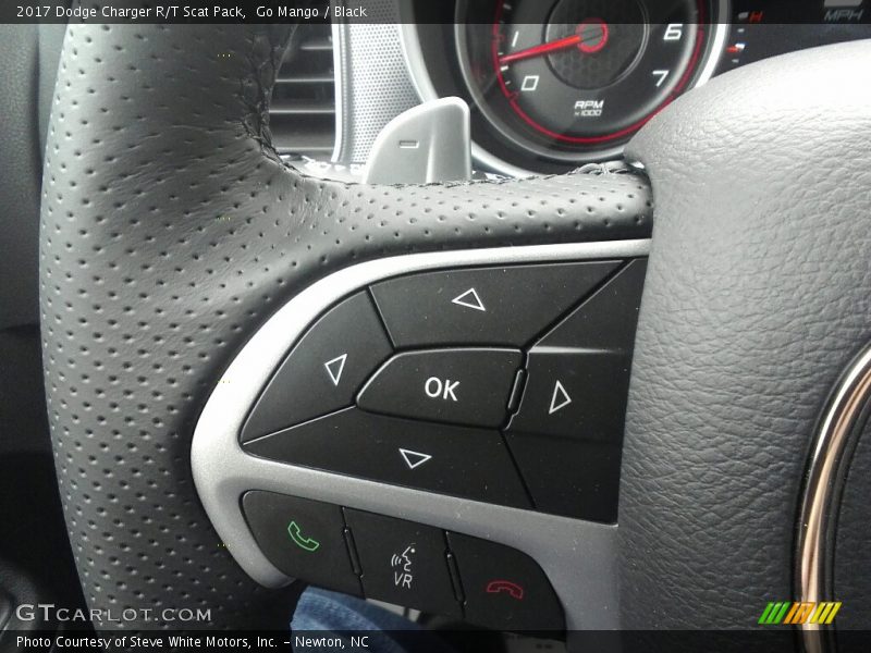 Controls of 2017 Charger R/T Scat Pack