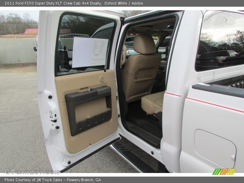Oxford White / Adobe 2011 Ford F350 Super Duty XLT Crew Cab 4x4 Dually