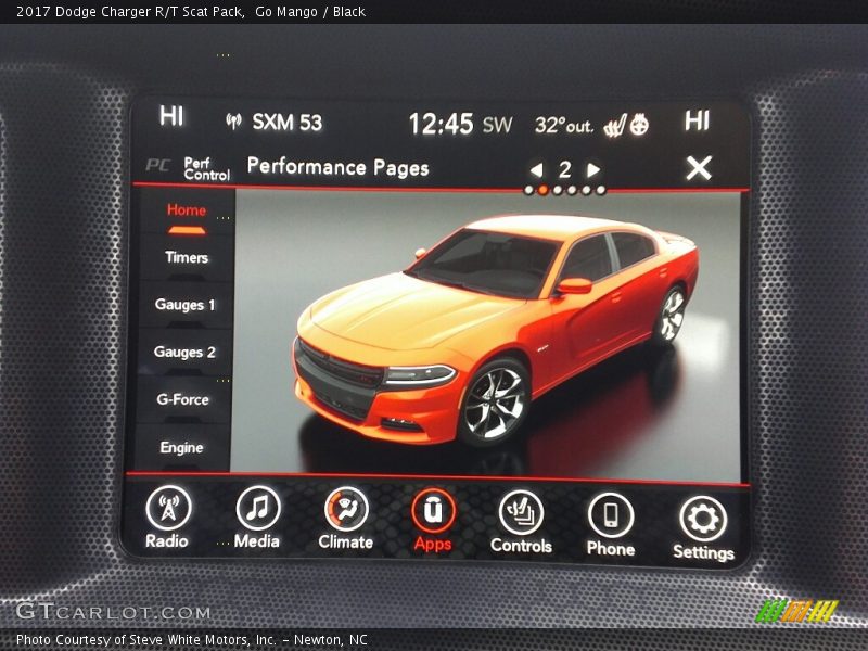 Go Mango / Black 2017 Dodge Charger R/T Scat Pack