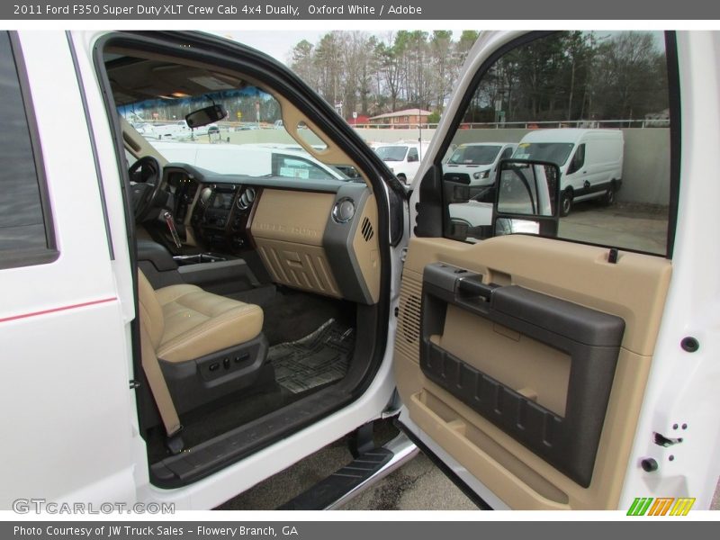 Oxford White / Adobe 2011 Ford F350 Super Duty XLT Crew Cab 4x4 Dually