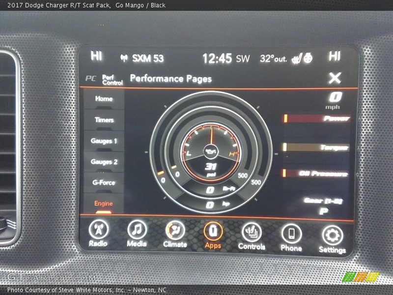 Go Mango / Black 2017 Dodge Charger R/T Scat Pack