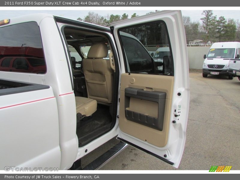 Oxford White / Adobe 2011 Ford F350 Super Duty XLT Crew Cab 4x4 Dually