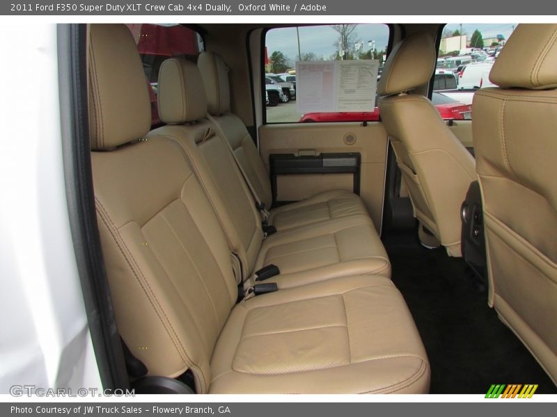Oxford White / Adobe 2011 Ford F350 Super Duty XLT Crew Cab 4x4 Dually