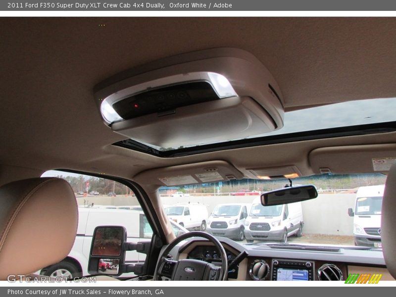 Oxford White / Adobe 2011 Ford F350 Super Duty XLT Crew Cab 4x4 Dually