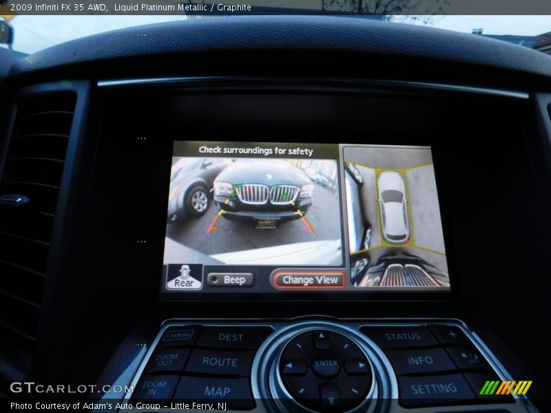 Liquid Platinum Metallic / Graphite 2009 Infiniti FX 35 AWD
