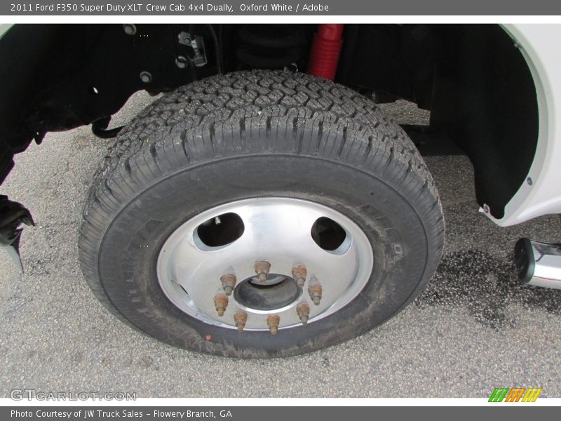 Oxford White / Adobe 2011 Ford F350 Super Duty XLT Crew Cab 4x4 Dually