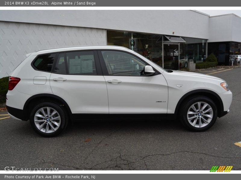 Alpine White / Sand Beige 2014 BMW X3 xDrive28i