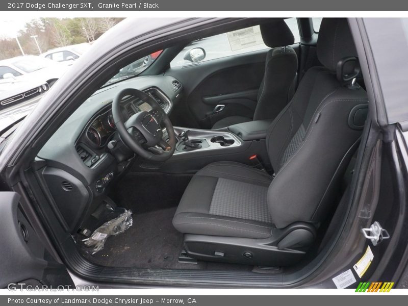 Front Seat of 2017 Challenger SXT
