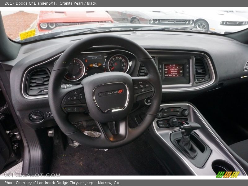 Granite Pearl / Black 2017 Dodge Challenger SXT