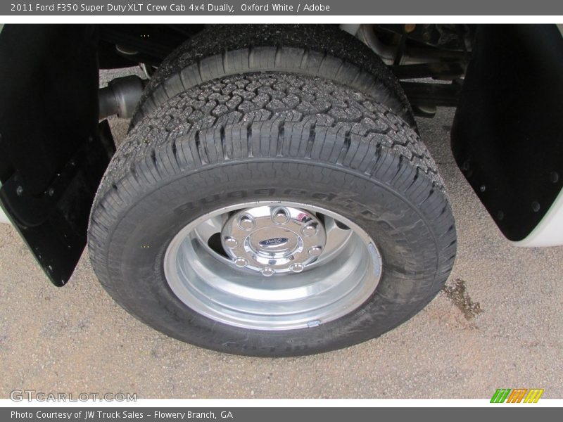 Oxford White / Adobe 2011 Ford F350 Super Duty XLT Crew Cab 4x4 Dually