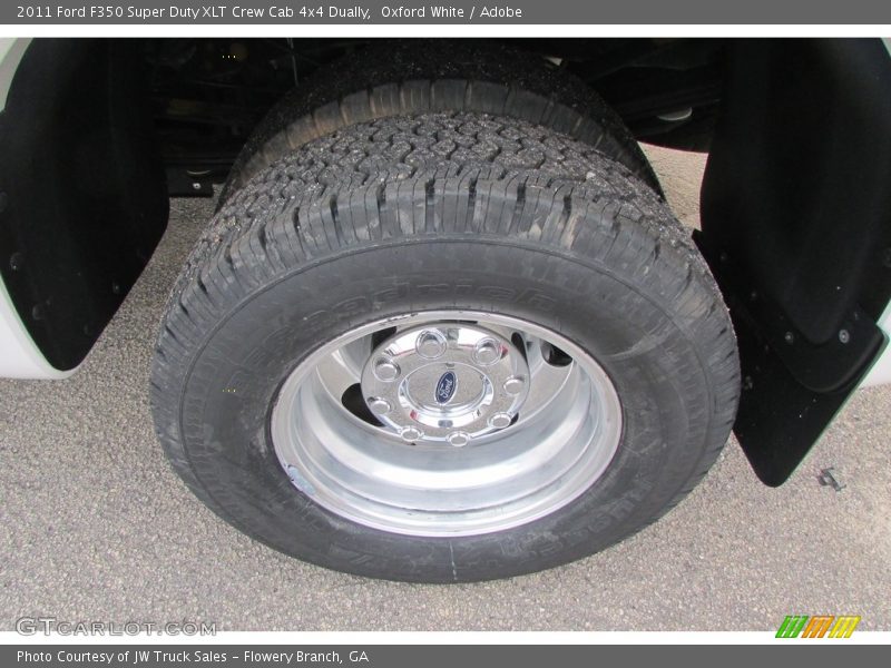 Oxford White / Adobe 2011 Ford F350 Super Duty XLT Crew Cab 4x4 Dually