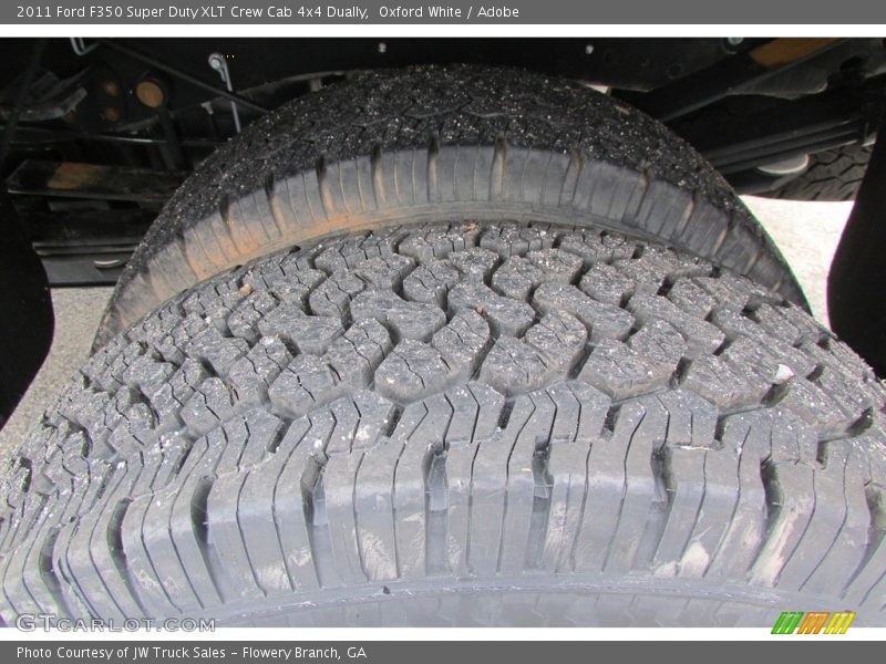 Oxford White / Adobe 2011 Ford F350 Super Duty XLT Crew Cab 4x4 Dually
