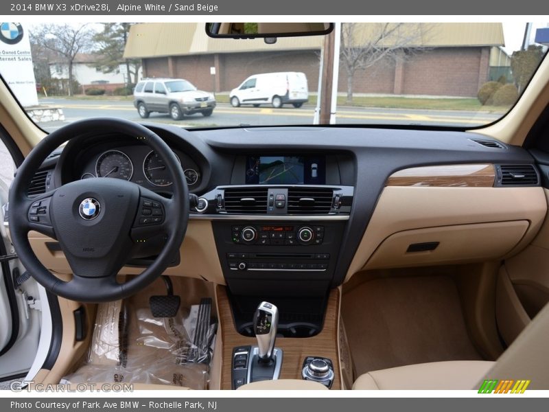 Alpine White / Sand Beige 2014 BMW X3 xDrive28i