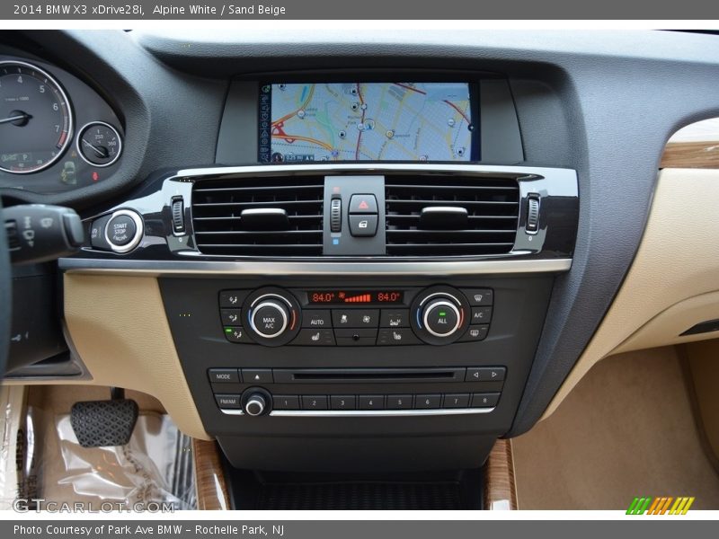 Alpine White / Sand Beige 2014 BMW X3 xDrive28i