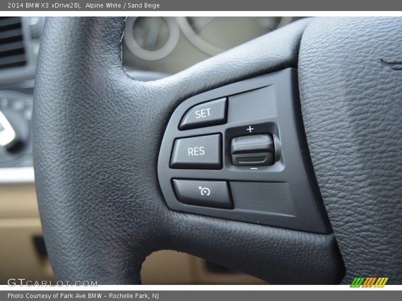Alpine White / Sand Beige 2014 BMW X3 xDrive28i