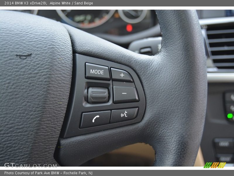 Alpine White / Sand Beige 2014 BMW X3 xDrive28i