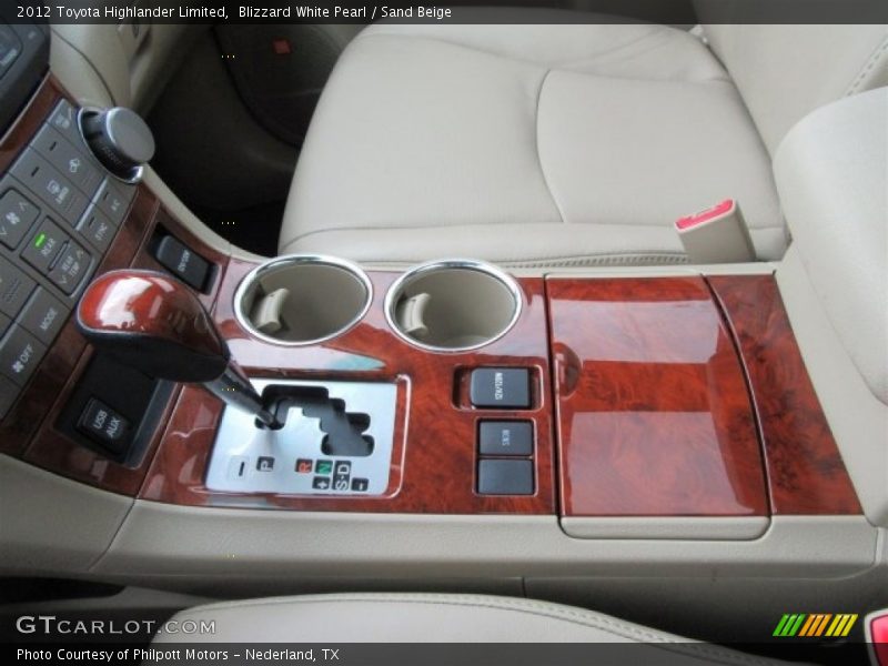 Blizzard White Pearl / Sand Beige 2012 Toyota Highlander Limited