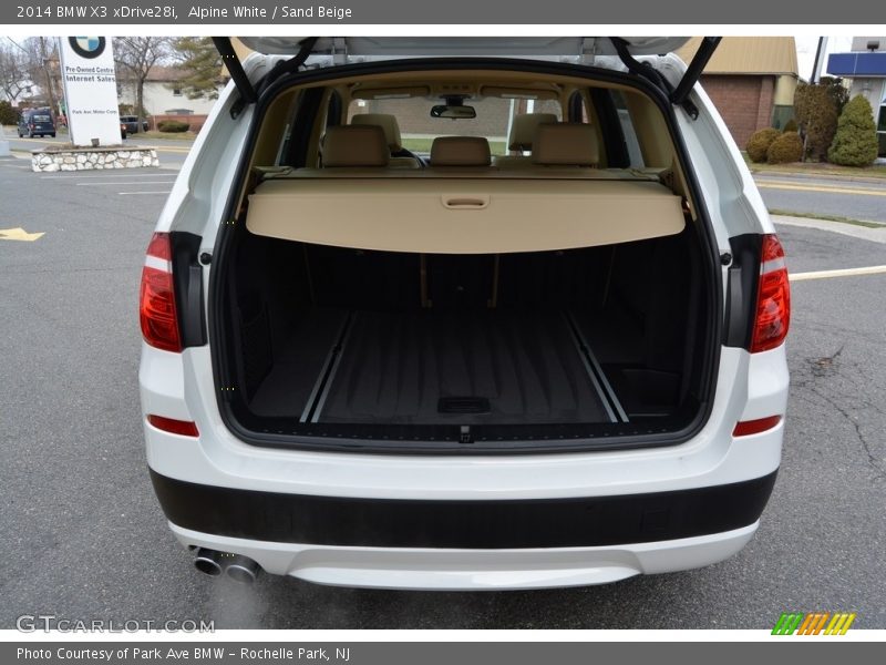 Alpine White / Sand Beige 2014 BMW X3 xDrive28i
