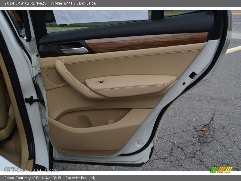 Alpine White / Sand Beige 2014 BMW X3 xDrive28i