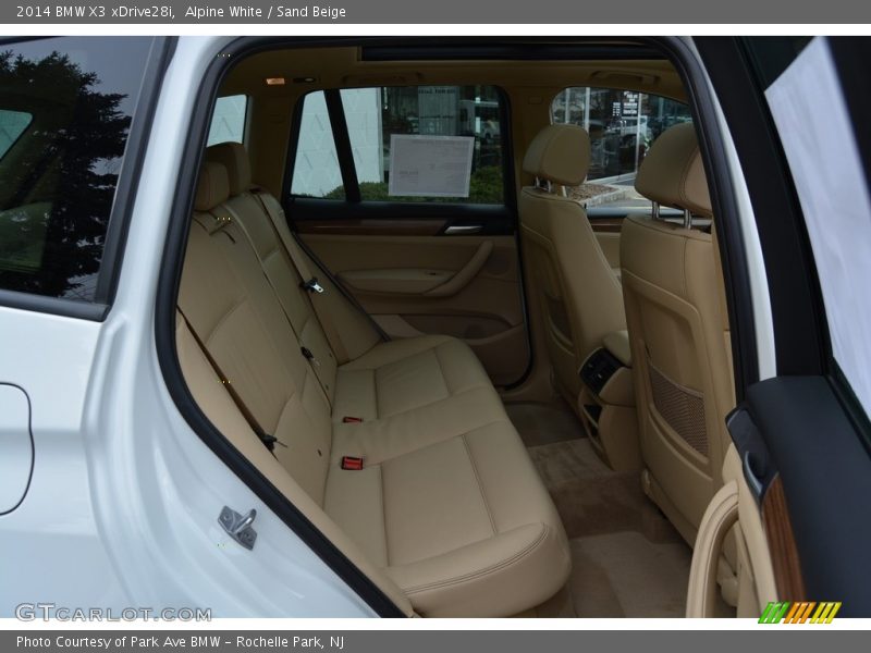 Alpine White / Sand Beige 2014 BMW X3 xDrive28i