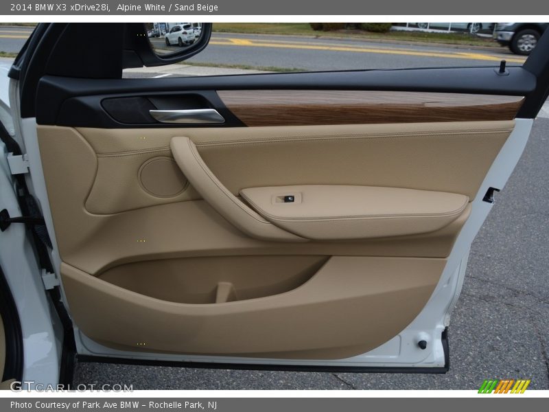 Alpine White / Sand Beige 2014 BMW X3 xDrive28i