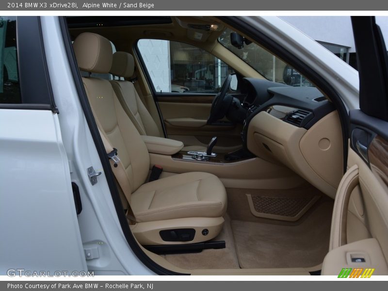 Alpine White / Sand Beige 2014 BMW X3 xDrive28i