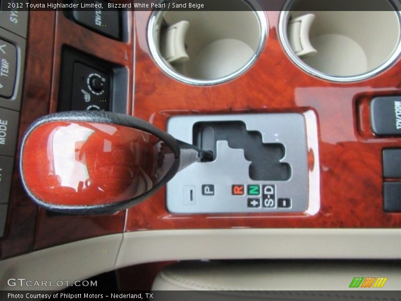 Blizzard White Pearl / Sand Beige 2012 Toyota Highlander Limited